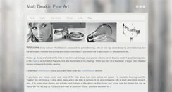 Desktop Screenshot of mattdeakinfineart.com
